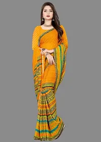 Floral Print Daily Wear Georgette Saree-thumb3