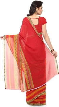 Daily Wear georgette Saree with unstitched Blouse Piece-thumb2