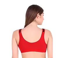 Latest Cotton Blend Sports Bra (Pack of 3)-thumb2