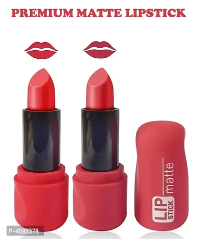 Women Premium Matte Lipstick Pack Of 2-thumb0
