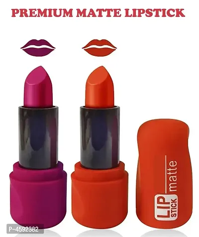 Women Premium Matte Lipstick Pack Of 2