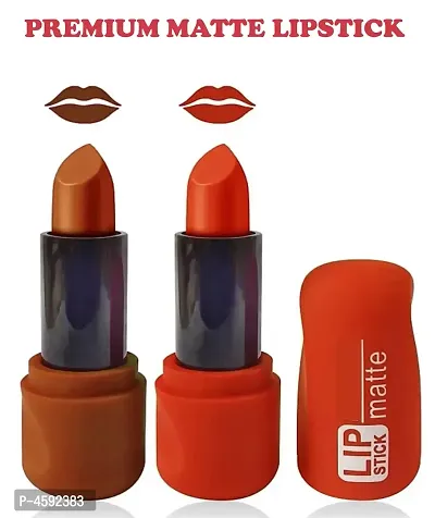 Women Premium Matte Lipstick Pack Of 2