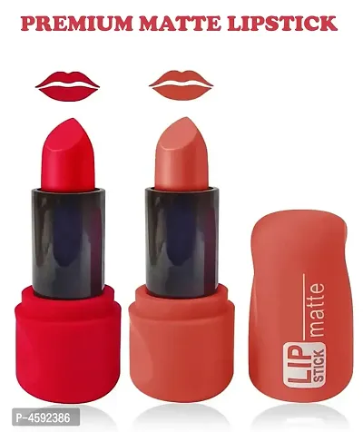 Women Premium Matte Lipstick Pack Of 2