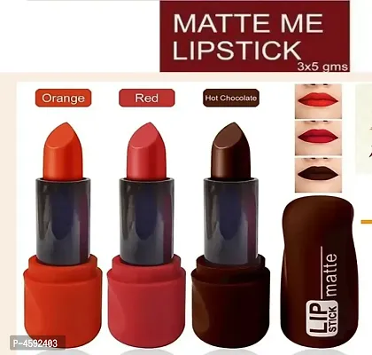 Women Premium Matte Lipstick Pack Of 3