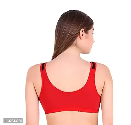 Latest Multicoloured Cotton Blend Sports Bra (Pack of 4)-thumb4