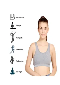 Latest Cotton Blend Sports Bra (Combo of 4)-thumb3