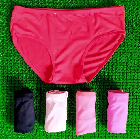 Pack Of 5 Girl's Imported Premium Brief