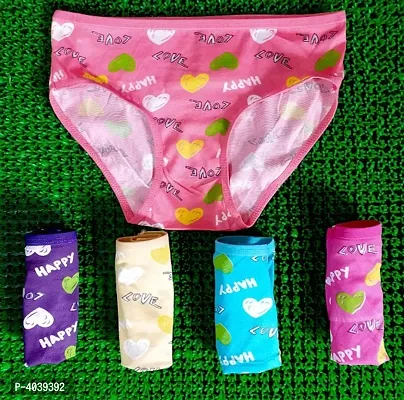 Girl's Imported Premium Brief Pack Of 5