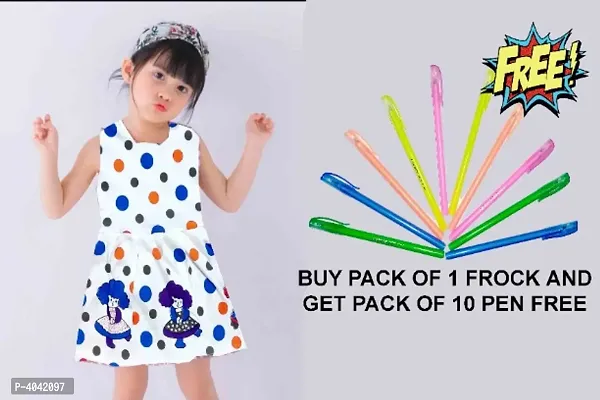 Little Princess Modern Girl's Frocks With Free Educational Gifts