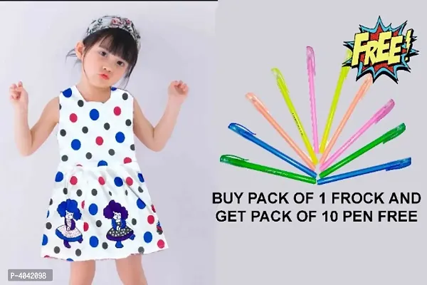 Little Princess Modern Girl's Frocks With Free Educational Gifts