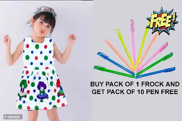 Little Princess Modern Girl's Frocks With Free Educational Gifts