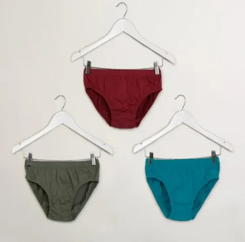 Pack Of 3 Cotton Briefs For Boys
