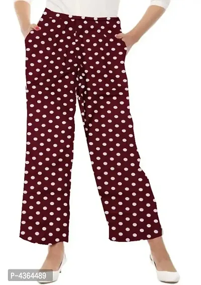 Women Polka Got Palazzo With Pocket