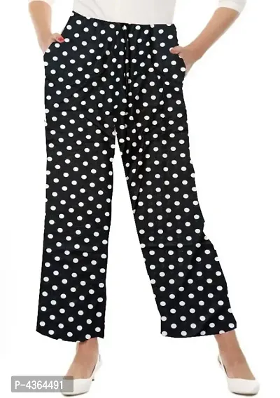 Women Polka Got Palazzo With Pocket