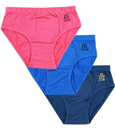 Trendy Multicolored solid Cotton Panty Combo for Women
