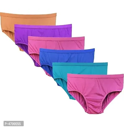 Women cotton panty Pack Of 6-thumb0