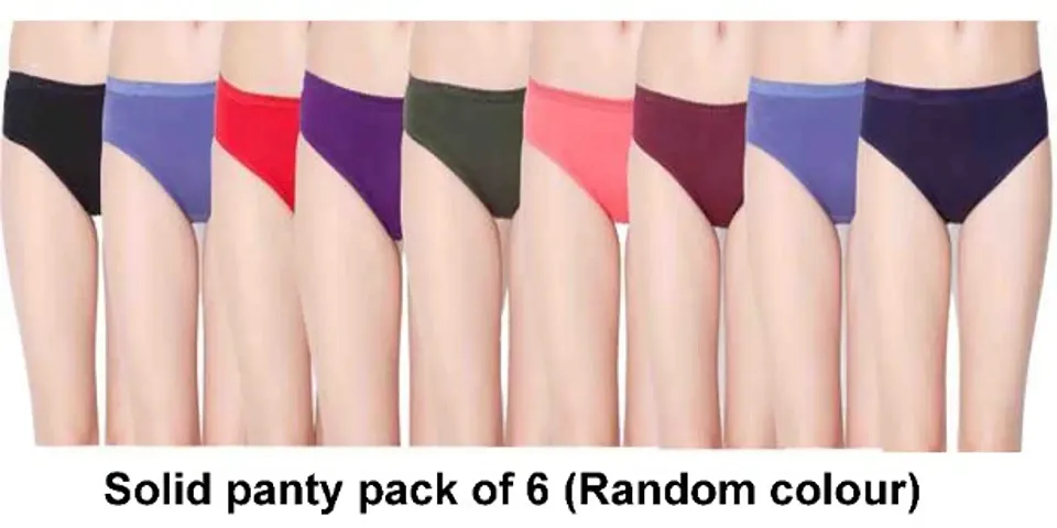 Multicolored Cotton Regular wear Brief