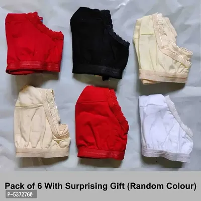 Women Hosiery Magnet Bra Pack Of 6 With Surprising Gift (Random Colour Will Be Send)-thumb0