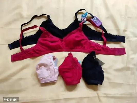 Women Hosiery Magnet Bra Pack Of 5 (Random Colour Will Be Send)