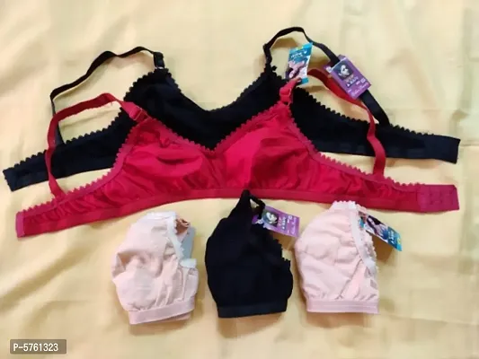 Women Hosiery Magnet Bra Pack Of 5 (Random Colour Will Be Send)