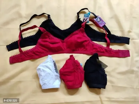 Women Hosiery Magnet Bra Pack Of 5 (Random Colour Will Be Send)