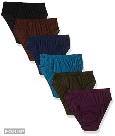 Stylish Multicoloured Cotton Blend  Hipster Panty Pack of 6-thumb0