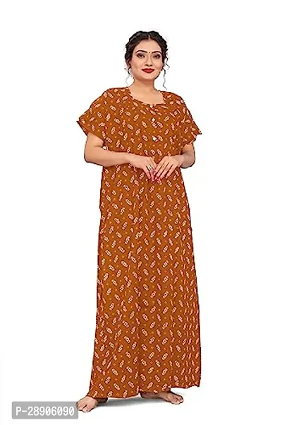 Classic Cotton Printed Nighty for Women