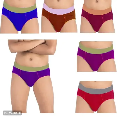 Latest Cotton Blend Briefs (Assorted color-Pack of 6)