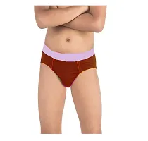 Latest Cotton Blend Briefs (Assorted color-Pack of 6)-thumb1