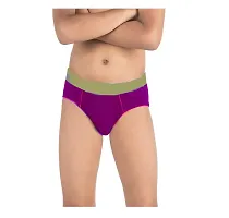 Latest Cotton Blend Briefs (Assorted color-Pack of 6)-thumb2