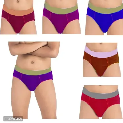 Latest Cotton Blend Briefs (Assorted color-Pack of 6)