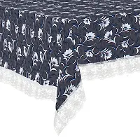 Star Weaves Dining Table Cover Big Size 8-10 Seater - Waterproof  Dustproof 8-10 Seater Table Cover with Lace 60x108 Inches KUM05-thumb4