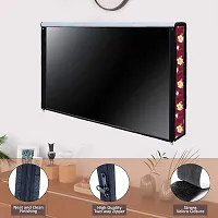 Star Weaves Led tv Cover for TCL 108 cm (43 inches) 4K Ultra HD Certified Android Smart LED TV 43P615 (Black) (2020 Model) | with Dolby Audio KUM88-thumb1