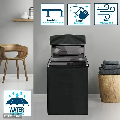 Star Weaves Washing Machine Cover For Fully Automatic Top Load Whirlpool Whitemagic Premier 6.5Kg Model - Waterproof & Dustproof Cover, Military Color-thumb2