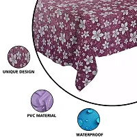 Star Weaves Dining Table Cover 6 Seater Printed Table Cover Without Lace Size 60""x90"" Inches - Waterpoof & Dustproof High Qualtiy Made in India Table Cover,KUM112-thumb3