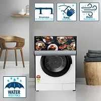 Star Weaves Washing Machine Cover for LG 7 Kg Fully-Automatic Front Loading FH0B8QDL22 - Waterproof & Dustproof Cover KUM118-thumb1