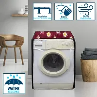 Star Weaves Front Load Washing Machine Cover for LG 5.5 Kg, 6 Kg & 6.5 Kg (60cmsX53cmsX86cms) | Waterproof & Dust-Proof Front Load Washing Machine Cover, KUM88-thumb1