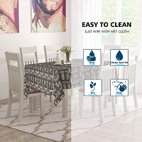 Star Weaves Dining Table Cover 6 Seater Printed Table Cover Without Lace Size 60""x90"" Inches - Waterpoof & Dustproof High Qualtiy Made in India Table Cover,KUM98-thumb3