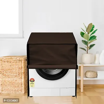 Star Weaves Washing Machine Cover for Samsung 7 Kg Fully-Automatic Front Loading WW71J42E0IW - Waterproof & Dustproof Cover Coffee-thumb5