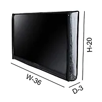 Star Weaves Transparent led tv Cover for VU 40 inches led tvs (All Models) - Dustproof Television Cover Protector for 40 Inch LCD, LED, Plasma Television-thumb1