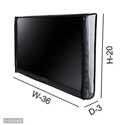 Star Weaves Transparent led tv Cover for VU 40 inches led tvs (All Models) - Dustproof Television Cover Protector for 40 Inch LCD, LED, Plasma Television-thumb2