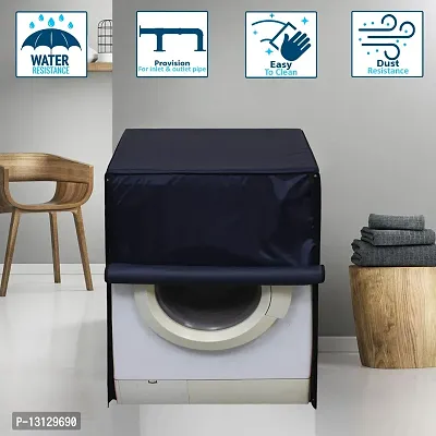 Star Weaves Waterproof Washing Machine Cover Compatible for 7Kg Front load Bosch WAK24268IN Serie 4 - Blue-thumb3