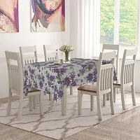 Star Weaves Dining Table Cover 6 Seater Printed Table Cover Without Lace Size 60""x90"" Inches - Waterpoof & Dustproof High Qualtiy Made in India Table Cover,KUM132-thumb1