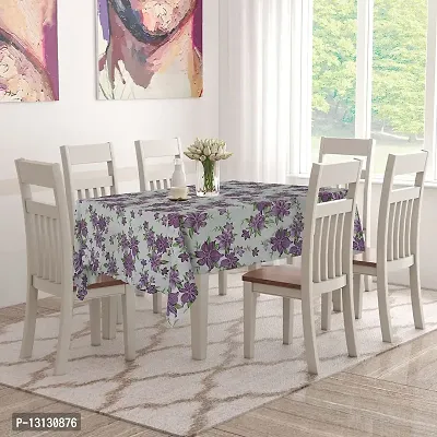 Star Weaves Dining Table Cover 6 Seater Printed Table Cover Without Lace Size 60""x90"" Inches - Waterpoof & Dustproof High Qualtiy Made in India Table Cover,KUM132-thumb2