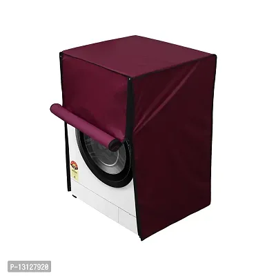 Star Weaves Waterproof Washing Machine Cover Compatible for 7Kg Front load Bosch WAK24268IN Serie 4 - Maroon-thumb0