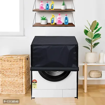 Star Weaves Washing Machine Cover for LG 8 Kg Fully-Automatic Front Loading FHT1208SWL - Waterproof & Dustproof Cover Grey-thumb3