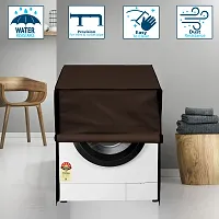 Star Weaves Washing Machine Cover for LG 8 Kg Fully-Automatic Front Loading FHT1208SWL - Waterproof & Dustproof Cover Coffee-thumb2