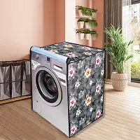 Star Weaves Front Load Washing Machine Cover for LG 5.5 Kg, 6 Kg & 6.5 Kg (60cmsX53cmsX86cms) | Waterproof & Dust-Proof Front Load Washing Machine Cover, KUM87-thumb2