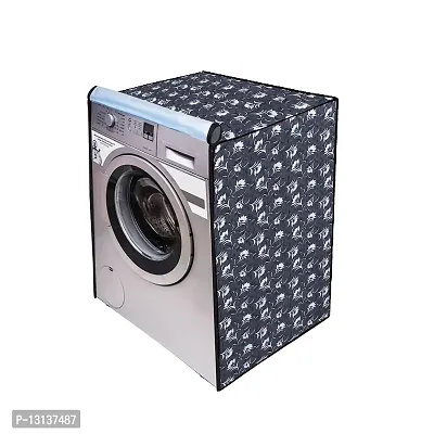 Star Weaves Front Load Washing Machine Cover for LG 5.5 Kg, 6 Kg & 6.5 Kg (60cmsX53cmsX86cms) | Waterproof & Dust-Proof Front Load Washing Machine Cover, KUM05