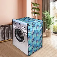 Star Weaves Front Load Washing Machine Cover for LG 5.5 Kg, 6 Kg & 6.5 Kg (60cmsX53cmsX86cms) | Waterproof & Dust-Proof Front Load Washing Machine Cover, KUM43-thumb2